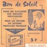 1971 - Billet De Loterie BON DE SOLEIL Pour Les Oeuvres Du Secours Populaire Français - Lotterielose