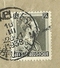 408 Op Brief (voorzijde) Stempel BRUXELLES, Met Firmaperforatie (perfin) "S.G." Van Banque Societe Generale De Belgique - 1934-51