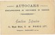 AUTOCAR BERLIET GDHV -- Emilien Lefoulon -11 Rue Biot Paris 17eme -scan Recto-verso - Paris (17)