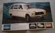 Peugeot 204 1975 Depliant Originale Auto - Car Genuine Brochure - Prospekt - Moteurs