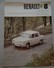 Renault 8 Depliant Originale Auto - Genuine Car Brochure - Prospekt - Motores