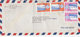 1979 PHILIPPINES Air Mail COVER 10 X STAMPS BOTH SIDES Flag ANGAT DAM IRRIGATION To GB Flags Environment - Philippines