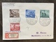 B19 Deutsches Reich Germany Allemagne 1940 R-Brief Mit Sst. Von Leipzig Städt. Kaufhaus Messe - Storia Postale