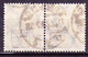 Deutsches Reich German Empire Empire Allemand - Dienstmarke/Service (Mi.Nr. 75) Im Paar 1923 - Gest. Used Obl. - GEPRÜFT - Dienstmarken