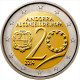 ANDORRA 2 EURO 2014 - EU Council - Rare - Andorre