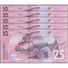 TWN - SEYCHELLES NEW - 25 Rupees 2016 Prefix BA UNC DEALERS LOT X 5 - Seychelles