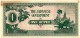 BURMA ( Now Myanmar ) - WWII - Japanese Occupation - 1 Rupee - ND ( 1942 ) - P 14.b - Serie BD - Myanmar