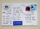 Post Card From Hong Kong To Lithuania 2016 Bird Sea Eagle Animal Goat - Lettres & Documents
