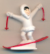 Figurine GLACES GERVAIS : Esquimaux Sur Ses Skis (3 Scans) Neuve Avec Son Emballage - Autres & Non Classés