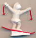 Figurine GLACES GERVAIS : Esquimaux Sur Ses Skis (3 Scans) Neuve Avec Son Emballage - Autres & Non Classés