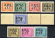 Trieste Zona A Tasse 1947 - 49 Serie N. 5-15 MNH Gomma Originale LUX, Alti Valori Firmati A. Diena Cat. &euro; 1000 - Portomarken