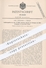 Original Patent - Joh. Jeziorski , Berlin , 1894 , Erzeugung Von Zitterbewegungen Im Menschl. Körper | Arzt , Medizin !! - Historische Dokumente