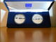 RUSSIA 3 RUBLES 2004 BELARUS 20 RUBLES 2003 SILVER PROOF SET OLYMPIC GAMES ATHENS 2004  OLYMPIC CASE - Otros – Europa