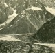 France Alpes Mont Blanc Mer De Glace Du Montenvers Ancienne Photo Stereo SIP 1900 - Stereoscopic