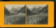 France Alpes Mont Blanc Mer De Glace Du Montenvers Ancienne Photo Stereo SIP 1900 - Stereoscopic