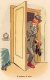 [DC9760] CPA - HUMOR - ILLUSTRATION - IL PADRONE DI CASA - Non Viaggiata - Old Postcard - Humor