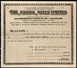 India 1950's The Aruna Mills Limited Share Certificate Blank # FA07 - Industrie