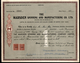 India 1960's Marsden Spinning & Mfg. Ltd Share Certificate Revenue Stamp # FA-30 - Industry