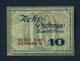 Banconota Germania 10 Zehn Pfennige  31/12/1918 - Da Identificre