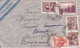 ARGENTINE - LETTRE POUR LA FRANCE - LE 17-5-1950 - VERSO GRIFFE SPECIALE DESTINATAIRE INCONNU DES FACTEURS DE BIARRITZ L - Postwaardestukken