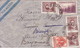 ARGENTINE - LETTRE POUR LA FRANCE - LE 17-5-1950 - VERSO GRIFFE SPECIALE DESTINATAIRE INCONNU DES FACTEURS DE BIARRITZ L - Enteros Postales