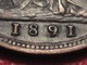 Grande-Bretagne - UK - Farthing 1891 Victoria 5943 - B. 1 Farthing