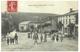 CPA St Léger La Montagne, Haute-Vienne,la Place, Belle Animation, Circulée En 1908 - Sonstige & Ohne Zuordnung