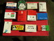 Vintage 12 Matchboxes Safety Matches Advertising - Zündholzschachteln