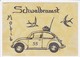 QSL Karte, CB Funk Station Schwalbennest Mobil 55,  VW Käfer, - CB-Funk