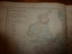 1861 Carte Géographique EUROPE FEODALE En 1328,lieux Historiques (fin Croisades-Philippe VI De Valois) Par Drioux-Leroy - Cartes Géographiques