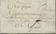 L 1795 Encadré "COURTRAY." + "2" Pour Gand + Texte - 1794-1814 (Periodo Frances)