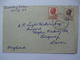 AUSTRALIA GEORGE VI 1952 41/2d & 51/2d FDC SENT TO ENGLAND - Huddart Parker Line Envelope - Storia Postale