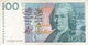 Sweden 100 Kronor 1986-1992 P-57a F-VF "free Shipping Via Registered Air Mail" - Suède