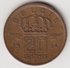 @Y@     België  20 Centimes  1954   (4637) - 20 Cents