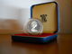 GUERNSEY 25 PENCE 1977 SILVER PROOF "1952-1977 SECOND QUEEN" - Guernesey