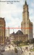 1919 Woolworth Building And Park Row New York - Autres & Non Classés