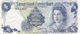 CAYMAN ISLAND 1 DOLLAR 1974 (1985) P-5f F-VF - Islas Caimán