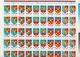 1977 - EMBLEMELE JUDETELOR Mi No 3442/3466  FULL - Full Sheets & Multiples