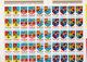 1977 - EMBLEMELE JUDETELOR Mi No 3442/3466  FULL - Full Sheets & Multiples