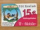 German Telekom Xtracash Card 15 &euro; - Limited Edition Disney - Little Printed -  Used Condition - [2] Prepaid