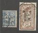 CHINE - N°YT 79/80 OBLITERES - COTE YT : 6.50&euro; - 1907 - Used Stamps