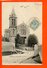 78 GARGENVILLE : L'église (pliée) - Gargenville