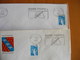 Réunion : Deux  Lettres De 1980 Avec Oblitérations Mécaniques Type Code Postal  De La St Joseph  Avec Montage Différent - Other & Unclassified
