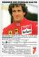 Automobile- Courses, F1- ALAIN PROST (1) "Gagnez Une Ferrari 348 TB" PUB Publicité (Malboro Agip)* PRIX FIXE - Altri & Non Classificati