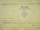 Ordre National De La Légion D'Honneur/République Française/ Chevalier/Alphonse GRANDON/Saint Hilaire/Indre/1930   DIP135 - Diploma & School Reports