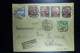 Letland / Latvia Registered Letter Liepaja To Linkoping Sweden 1921  Airmail Stamps. - Letland