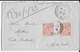 MONACO - 1923 - LETTRE FM Du SP 2 (ALLEMAGNE : DORTMUND)=>MONTE-CARLO POSTE RESTANTE => RARE TAXE TIMBRE-POSTE MILLESIME - Postmarks