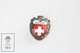 Coat Of Arms Of Switzerland Enamel Badge - Ciudades