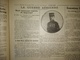 Excelsior N°2189 12/11/1916 Wilson Président - Guynemer - Macédoine - Sur Le Chemin De Bapaume - Saillisel - Autres & Non Classés