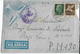 STORIA POSTALE REGNO - BUSTA PER VIA AEREA DA BAGNOLO DEL SALENTO A MILITARE PM 130 (RUSSIA) 19.02.1943 TIMBRO CENSURA - Marcofilie (Luchtvaart)